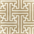 thumbnail image 3 of 6' X 9' Gold And Ivory Geometric Power Loom Stain Resistant Area Rug, 3 of 8