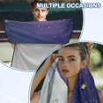 thumbnail image 6 of FOR U DESIGNS Galaxy Spaceman Print Car Seat Cover Universal Front Seats Protector, Running Towel for Gym Workout, Swimming, Beach and Hiking, Front Seat Covers for Trucks SUV Van Sedan, 2 Pack, 6 of 7
