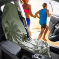 thumbnail image 3 of Bulopur Palm Tree Beach Front Car Seat Towel Universal Soft Breathable Seat Protector for Hiking Non-Slip Towel for Outdoor Car Decor Fit SUV Sedan Truck, 3 of 8