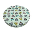 thumbnail image 1 of Disketp Lighthouse Funda Redonda para Taburete, Funda de Cojín para Silla de Bar Suave y Elástica-12 inch, 1 of 7