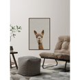 thumbnail image 4 of Llama Face VI' Floater Framed Painting Print on Canvas - Multi-color, 4 of 5