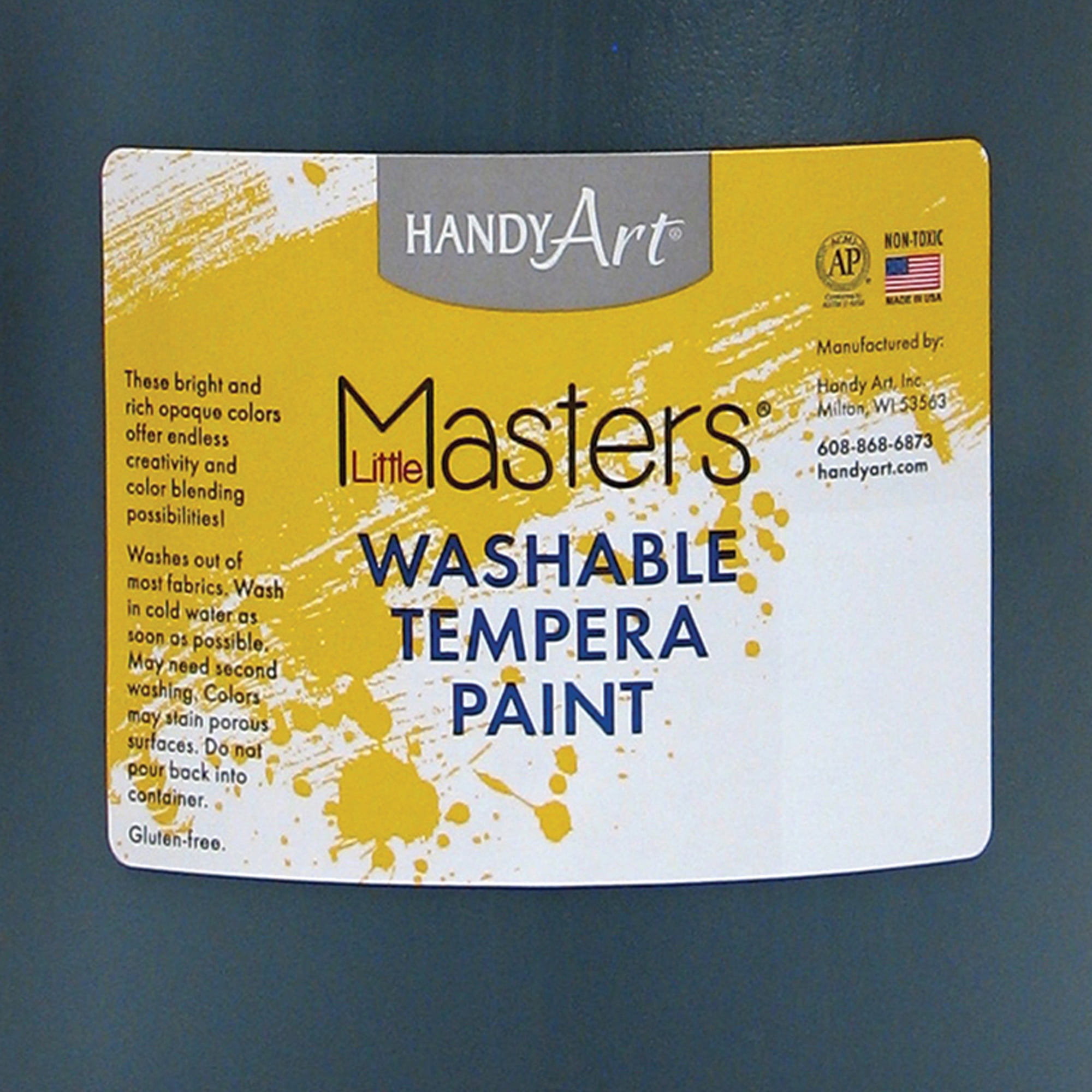 Little Masters? Washable Paint, Black, Gallon
