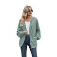 thumbnail image 4 of Sudadera con Capucha y Cremallera de Larga Verde Oscuro XL, 4 of 10