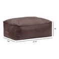 thumbnail image 2 of REGALWOVEN Clothes Storage, Storage Bags, 1 Pack Moving Bags for Organizing Comforters, Closet Organizers, and Storage with Handles Coffee 21.5*14*8in, 2 of 7