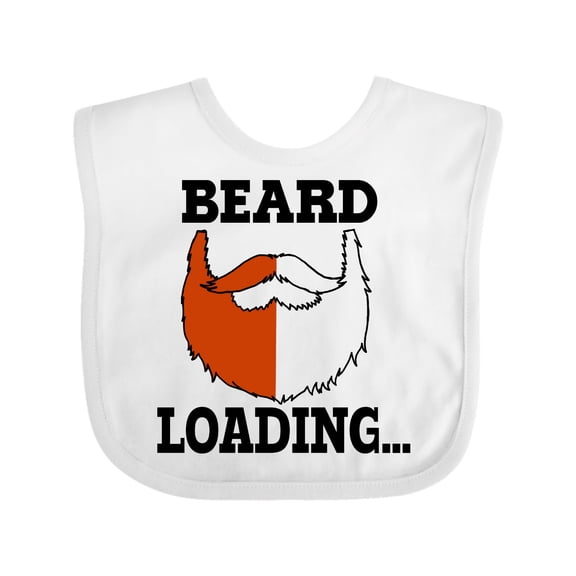 Inktastic Red Beard is Loading Boys Baby Bib