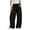 Black, variant on felwors Barrel Sweatpants Women High Waisted Wide Leg Lounge Pants Casual Fall Drawstring Contrast Patchwork with Pockets Dark Gray, XL