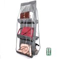 thumbnail image 5 of Organizador De Monedero Colgante, Monedero De 6 Bolsillos Y Telas No Tejidas Naturales Ecológicas Para Dormitorio, Gabinetesgris Rojo Verde Cocina, Decoración y Otros, 5 of 5