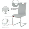 thumbnail image 6 of Sumdeal 62"-78" Modern Mid-Century Dining Table Set with 6 Chairs - Expandable & Stylish for Home, Dining Room, Kitchen, 6 of 7