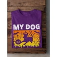 thumbnail image 3 of My Dog Hunts Zombies T-Shirt Men -Image by Shutterstock, Male Small, 3 of 4