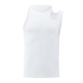 thumbnail image 1 of Vedolay Mens Tank Topss Cotton Tees Loose Fit Men Casual Summer Sleeveless Plaid Printed O Neck Shirt Tank Tops Blouse Mens Top,White XL, 1 of 4