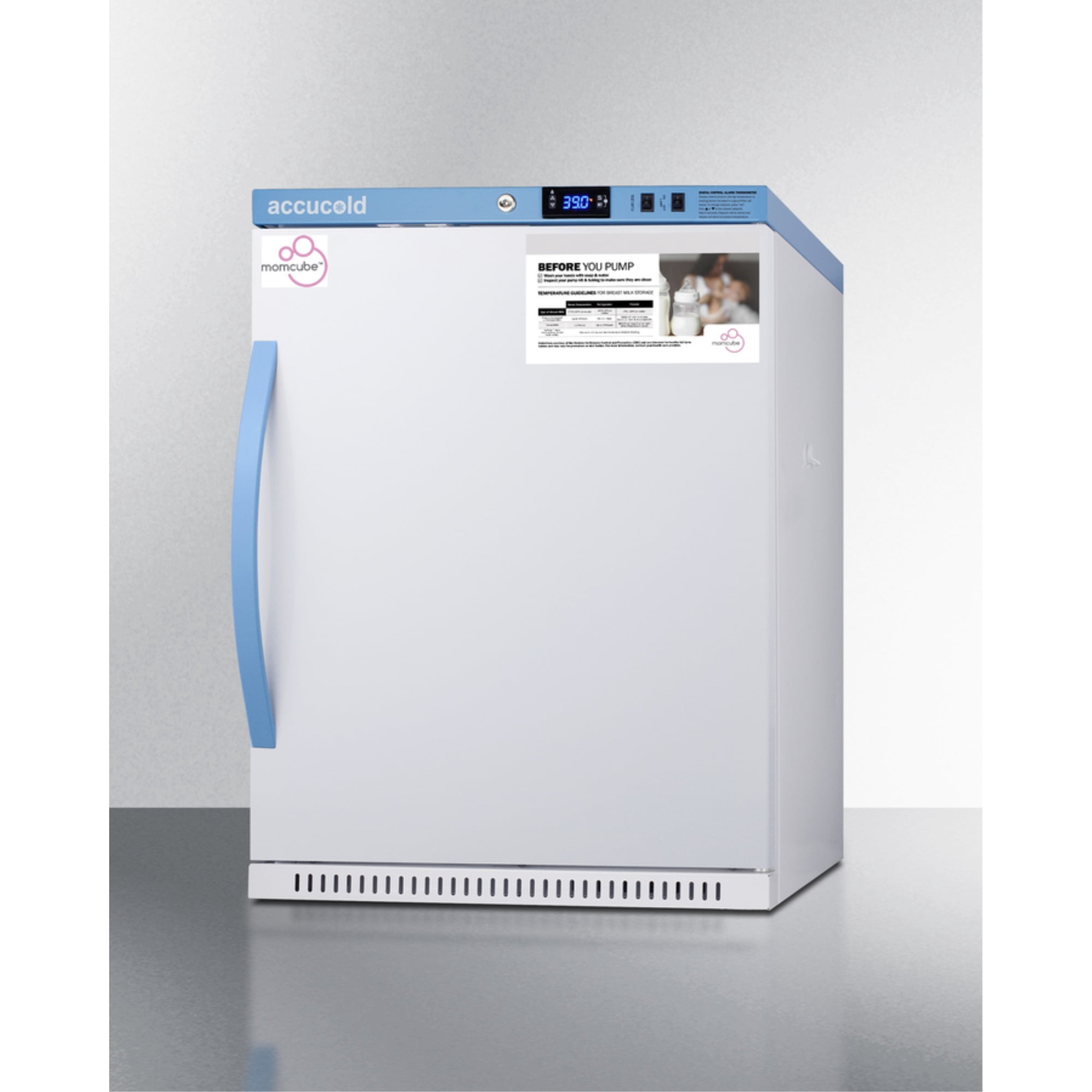 MomCube ADA height breast milk refrigerator