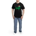thumbnail image 5 of CafePress - Christmas Dachshund Pajamas - Men's Dark Loose Fit Cotton Pajama Set, 5 of 7