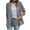 Gray, variant on Women's Office Wear Blazer Solid Color Long Sleeve Lapel Open Front Professional Business Jacket