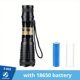 thumbnail image 5 of 2-in 1 Dual Light Flashlight, T6+UV Black Light, Pet Urine Detection ,Ultraviolet ,Zoomable Waterproof Tactical Torch, 5 Modes, Home Outdoor, Fishing, Cycling, Camping Lantern, 18650 Battery, 5 of 5