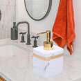 thumbnail image 1 of Maoww Resin Soap Dispenser Reusable for Tabletop Kitchen Bathroom Shower Shampoo White-400ML, 1 of 8