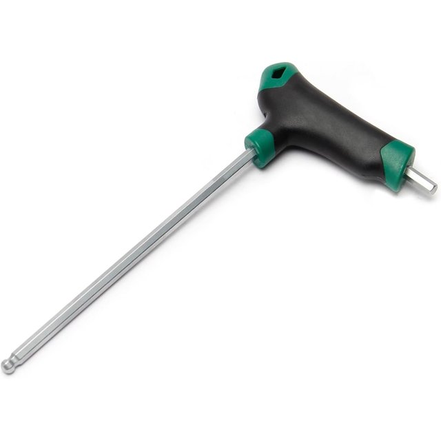 Huggegwe Clé Hexagonale à Embout Boule Métrique 5mm Finition Chrome 1pcs CJB91-24128