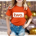 thumbnail image 2 of TZEWGL Tees For Girl Boy Short Sleeve Graphic Prints Trendy Fans Present Top For Newborns size 3-4T, 2 of 6