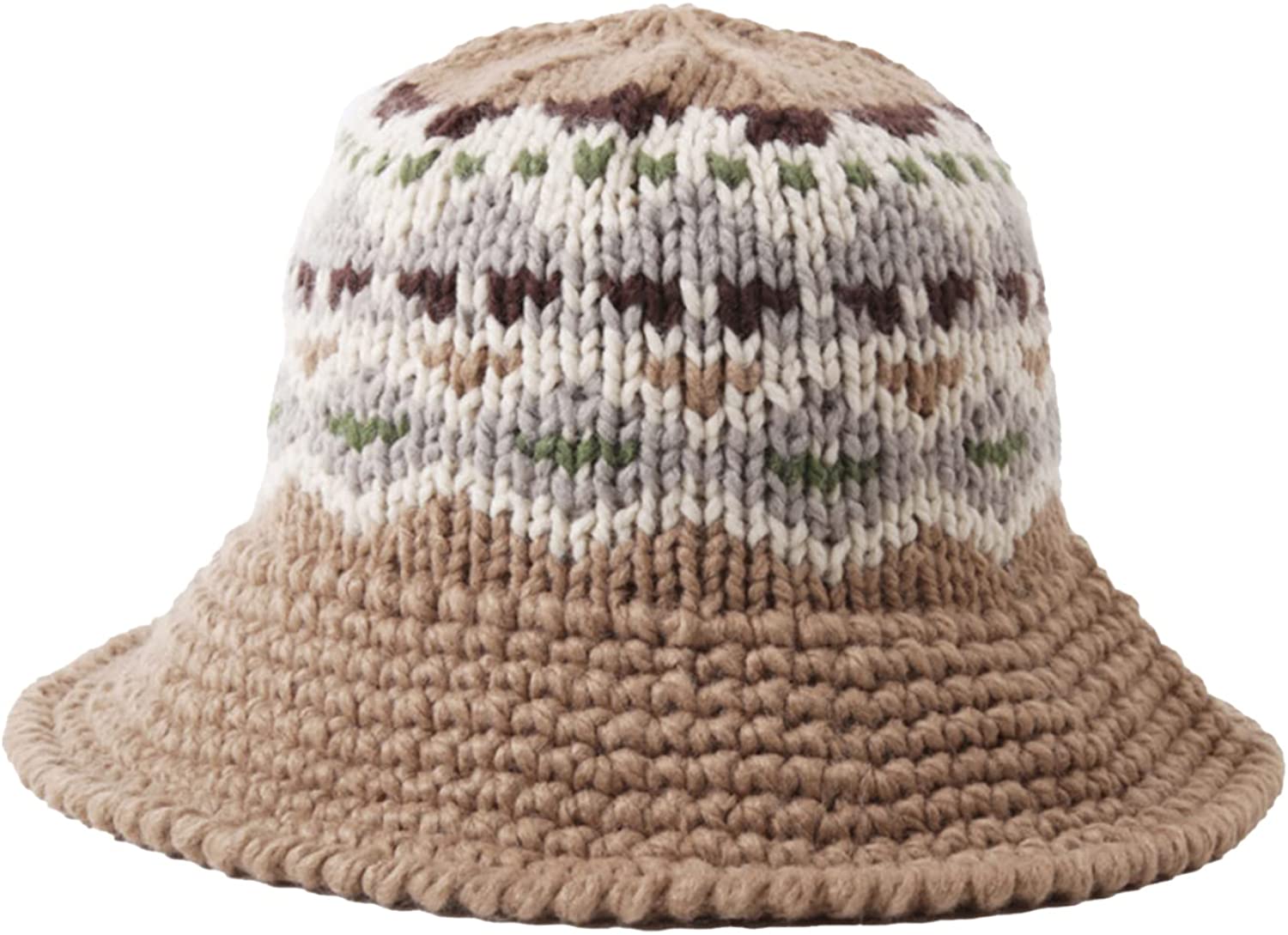 MEEYreg Boho Knitted Bucket Hat for 