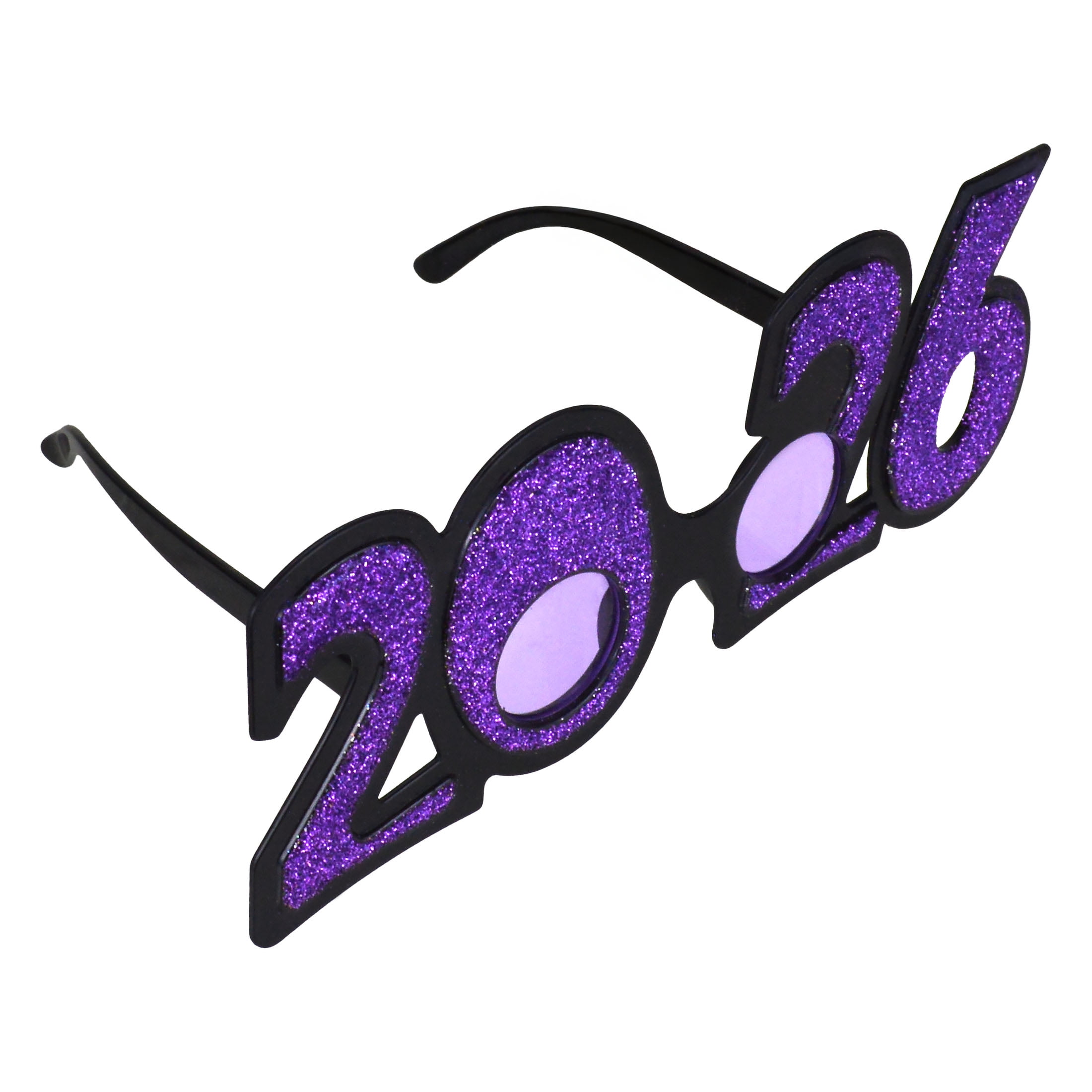 New Year Plastic Glasses Purple, 1 Piece, Festive Decorations, Way to Celebrate Style, Adult