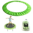 thumbnail image 1 of QJUHUNG Couverture de Ressort pour Mini Trampoline 36 Pouces, Coussin de Sécurité pour Trampoline Rond à 6 Trous, Tissu Oxford Résistant aux Déchirures, Anti-Vibration, Options de Couleur Multiples (Rose Rouge), 1 of 6