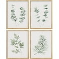 thumbnail image 3 of PixonSign Framed Wall Art, Sage Green Wildflower Forest Plant Posters, Set of 4 Floral Botanical Print Wall Decor Prints, Nature Wilderness Wall Décor for Living Room, Bedroom - 8"x10" Natural, 3 of 5