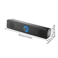 Jygee Powerful Home Theater Sound Bar Speaker Wired Wireless Bluetooth