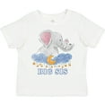 thumbnail image 3 of Inktastic Big Sis Cute Elephants with Moon and Stars Girls Toddler T-Shirt, 3 of 5