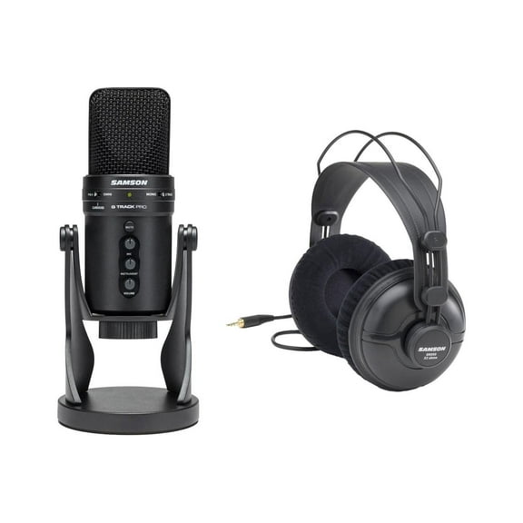 Samson G Track Pro USB Microphone With Reference Headphones