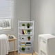 thumbnail image 1 of Organizador de 6 niveles | Estante de plástico multicapa | Fácil de montar para cocina, baño, salón y oficina | 75 x 26 x 18 cm | Blanco, 1 of 6