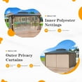 thumbnail image 2 of Hommow 12’ x 14’ Hardtop Gazebo, UV-Resistant Canopy with Durable Aluminum Frame, 2 of 8