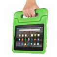 thumbnail image 3 of Fire HD 7 Case - Kids Shock Proof Soft Light Weight Childproof Impact Drop Resistant Protective Stand Cover Case with Handle for Amazon Fire HD 7 Inch Tablet 5th Gen 2015 Release (Green), 3 of 8