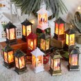 thumbnail image 4 of Farol de vela de Navidad con luz LED, farolillos colgantes para decoración navideña, farolillos de mesa, farol decorativo para el hogar para Navidad, Navidad, fiesta, mesa de comedor, decoración de ar kaili Sencillez, 4 of 5