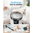 thumbnail image 6 of Lacidoll Whole House Humidifier for home, 16L/4.2Gal, 1500 sq.ft., Ultrasonic Cool Mist Humidifier for Room, White, 6 of 8