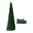 thumbnail image 2 of Árbol de Navidad artificial (1,5 m) plegable, ideal para entrada, aula o decoración de interiores. Árbol de Navidad artificial tipo lápiz., 2 of 9