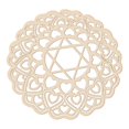 thumbnail image 1 of Escultura de pared de , colgante de de geometría sagrada para decoración de ornamento dormitorio de meditación Corazón Gloria Escultura de arte de pared, 1 of 9