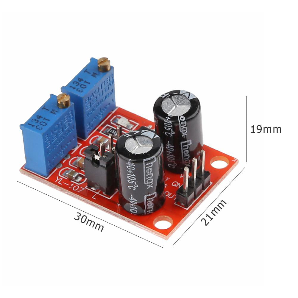 NE555 Duty Cycle and Frequency Adjustable Square Wave Module Board DIY Kit 
