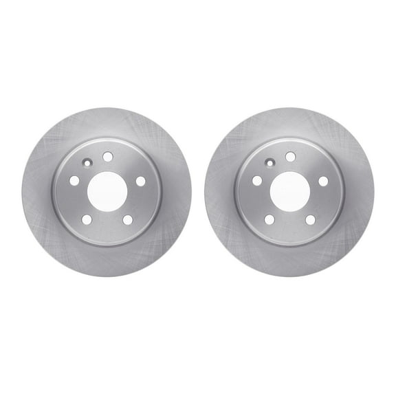 Dynamic Friction Company Rear Brake Rotors 6002-47044