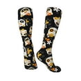thumbnail image 4 of Balery Cat Skulls And Flowers Fun Novelty Socks Men'S Women'S Crew Socks Funny Crazy Novelty Socks Quirky And Cool Socks, 4 of 9
