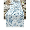 thumbnail image 2 of Science Rocket Microscope Planet Table Runner Home Wedding Table Flag Mat Centerpieces Decoration Party Dining Long Tablecloth, 2 of 7