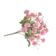thumbnail image 4 of Bewildely Flores de clavel artificiales de seda blanca, decoración de boda para el hogar, otoño, ramo grande de alta calidad, flores falsas de Flores artificiales rosado PC 1, 4 of 6