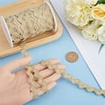 thumbnail image 3 of 1 Roll 25 Yards RIC Rac Trim Ribbon Rick Rack 1/4 inch(8mm) Wave Sewing Bending Fringe Trim Woven Fabric for Sewing Flower Making, 3 of 6