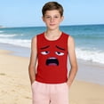 thumbnail image 4 of Niño Pequeño Niños Niños Camisola sin Mangas Suave Gradiente Impresión Moda Lindo Fondo para Casual Casa Fiesta de Boda, 4 of 6