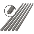 thumbnail image 2 of FASÄDE 47 in. Decorative Vinyl Large Profile Inside Corner Trim Argent Silver (5 Pack), 2 of 5