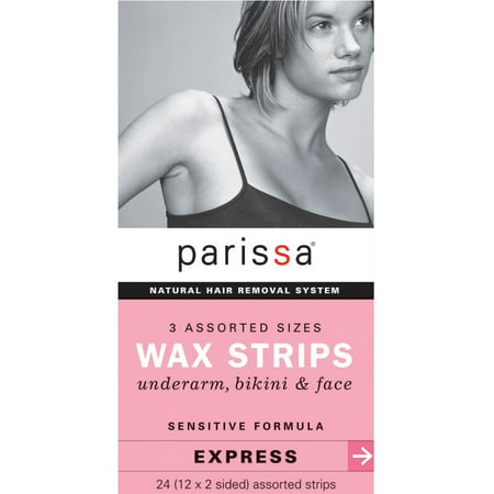 Parissa Express Sensitive Formula Assorted Wax Strips, 24