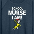 thumbnail image 3 of Dr. Seuss - School Nurse I Am Sam I Am - Women's Lightweight French Terry Long Sleeve Shirt, 3 of 6