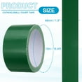 thumbnail image 2 of Pickleball Court Tape, Waterproof Court Line Tape for Cables Photography Green 2 in x 16 Yard, 2 of 7