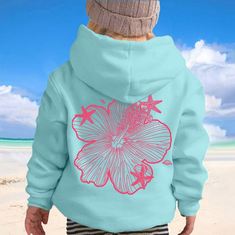 Pink Hoodie For Girls Meet Me At The Ocean Hoodies 2025 Cute