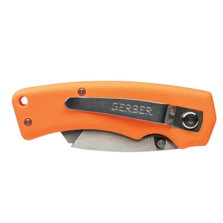 Gerber Gear Edge Exchange-A-Blade Folding Razor Utility Knife - Orange 