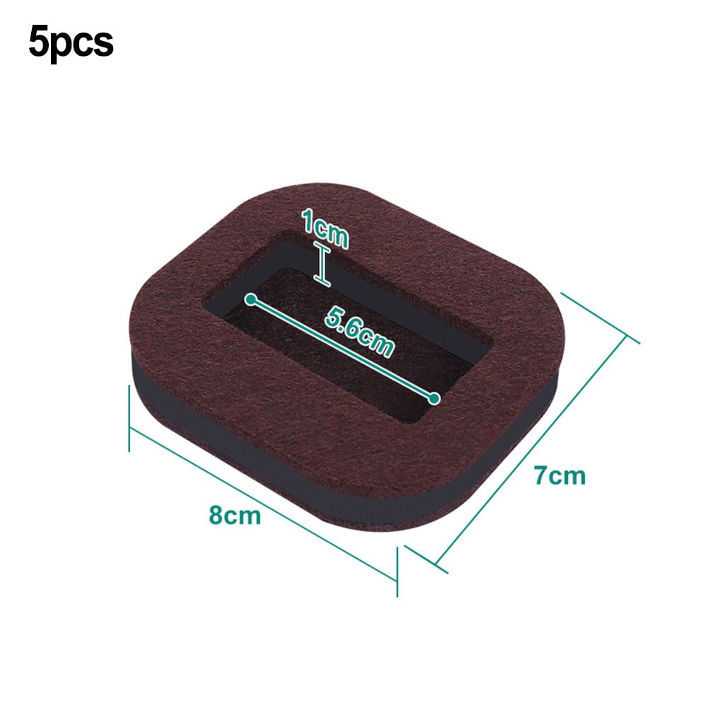 TSV 36pcs Non-Slip Felt Furniture Pads 1'' Thick Anti Slip Self