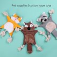 thumbnail image 3 of Pet Cotton Rope Squeaky Toy Sounding Paper Crinkly Sound Toy Rope for Dogs Cats, 3 of 3